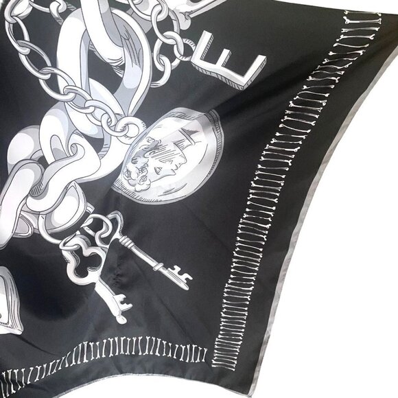 California Caftans Womens Tunic Black One Size Pure Silk Alexander McQueen USA - Picture 7 of 13